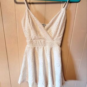 White tank one piece